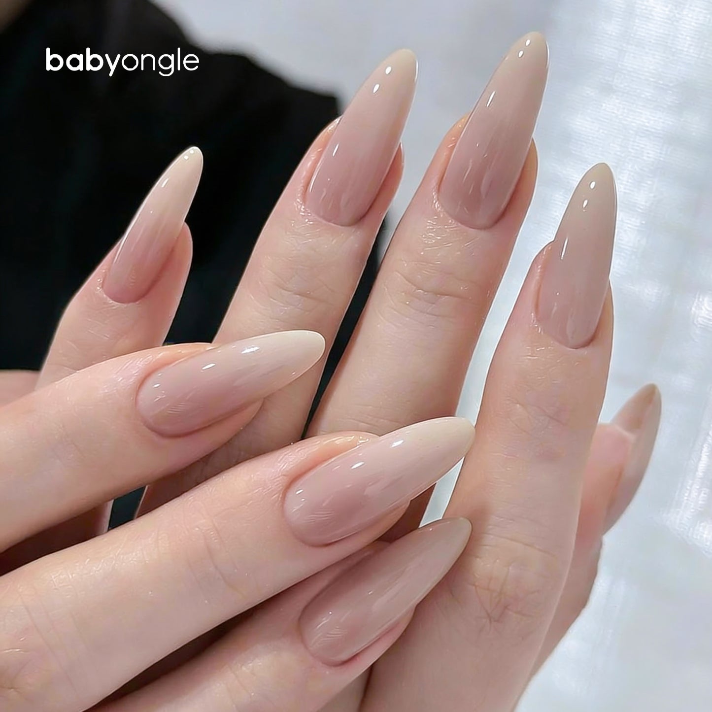 Babyongle Airbrush Gel Nail Polish - Milky White(B-13) - 15ML / 0.5 FL.OZ
