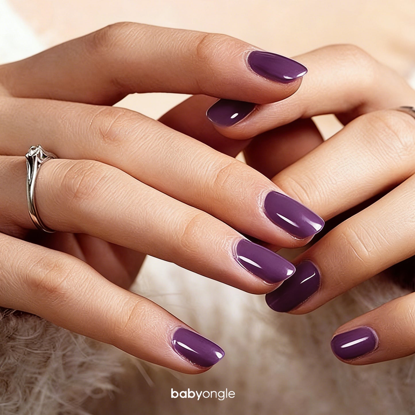 Babyongle Quick Dry Nail Polish for Nail Art - Purple Pink#121 - 14ML / 0.47FL.OZ