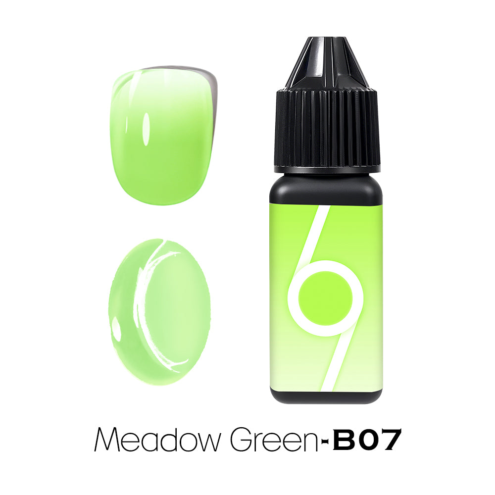 Babyongle Airbrush Gel Nail Polish - Meadow Green(B-07) - 15ML / 0.5 FL.OZ