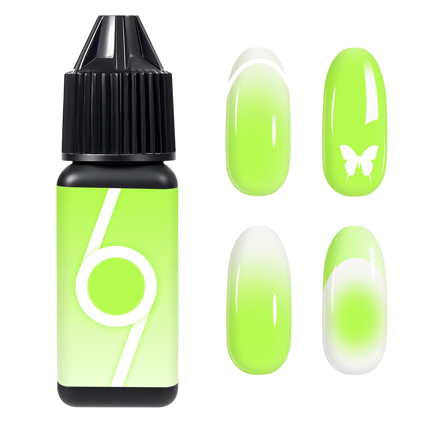 Babyongle Airbrush Gel Nail Polish - Meadow Green(B-07) - 15ML / 0.5 FL.OZ
