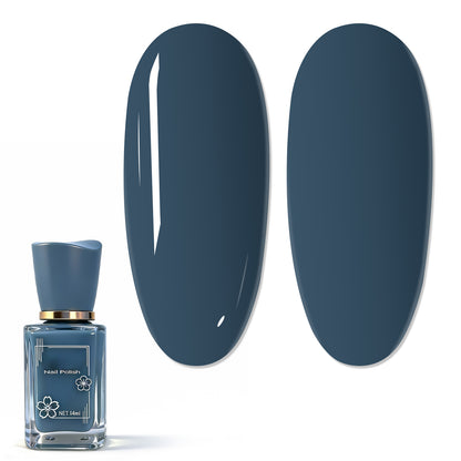 Babyongle Quick Dry Nail Polish for Nail Art - Hazy Blue#124 - 14ML / 0.47FL.OZ