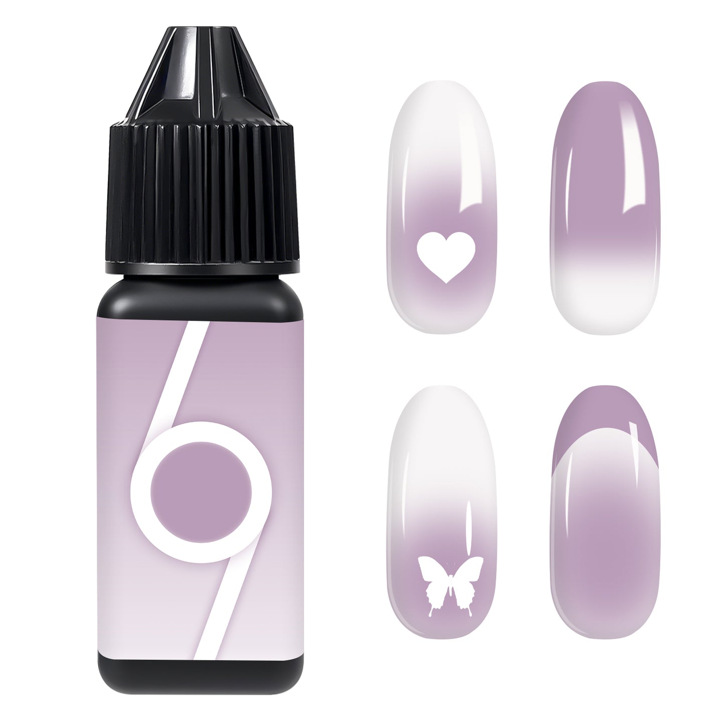 Babyongle Airbrush Gel Nail Polish - Taro Purple(B-04) - 15ML / 0.5 FL.OZ