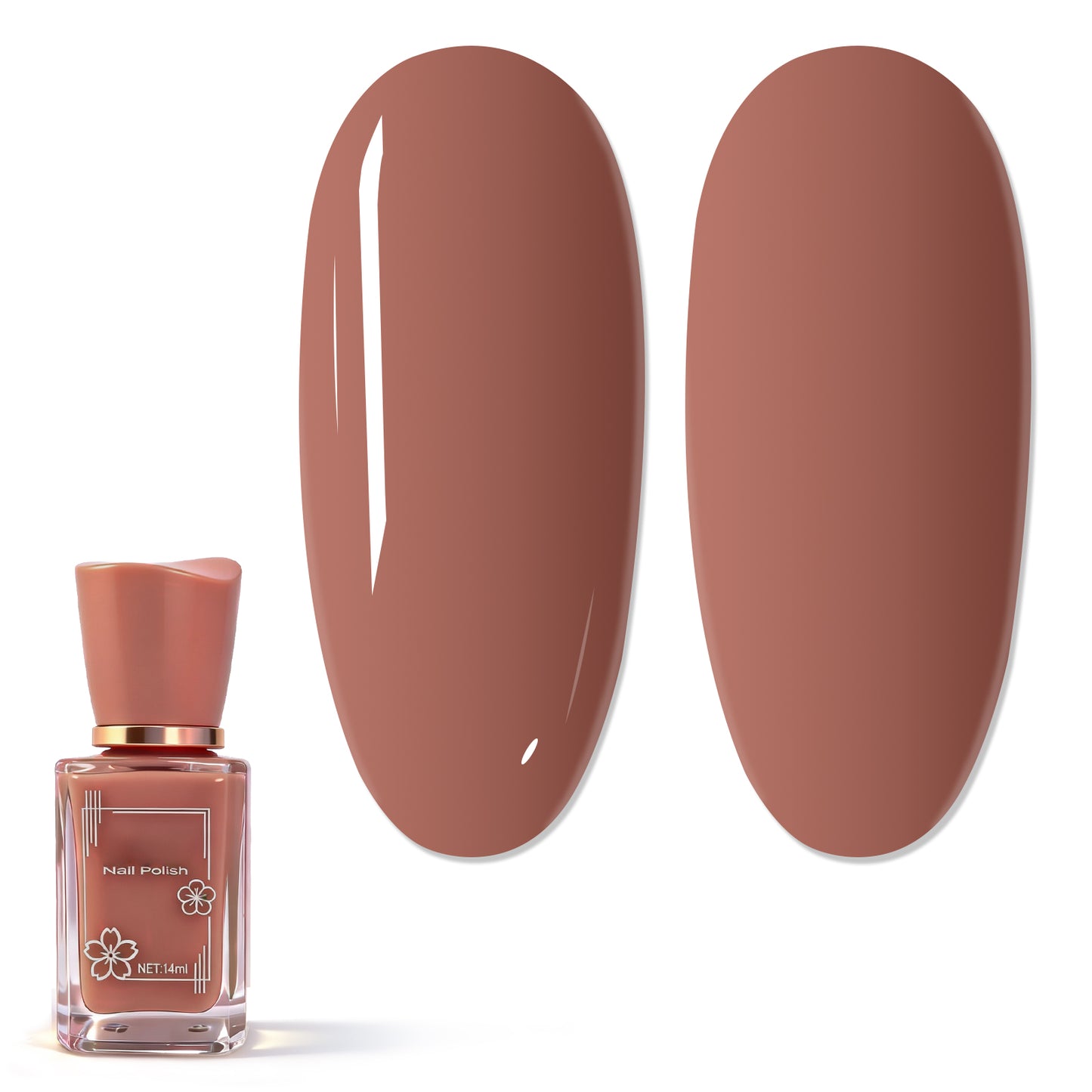 Babyongle Quick Dry Nail Polish for Nail Art - Rose Nude#117 - 14ML / 0.47FL.OZ