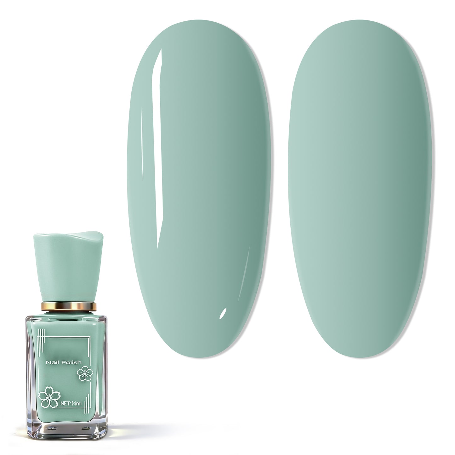 Babyongle Quick Dry Nail Polish for Nail Art - Light Green#109 - 14ML / 0.47FL.OZ