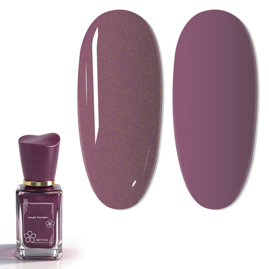 Babyongle Quick Dry Nail Polish for Nail Art - Shimmer Purple#126 - 14ML / 0.47FL.OZ