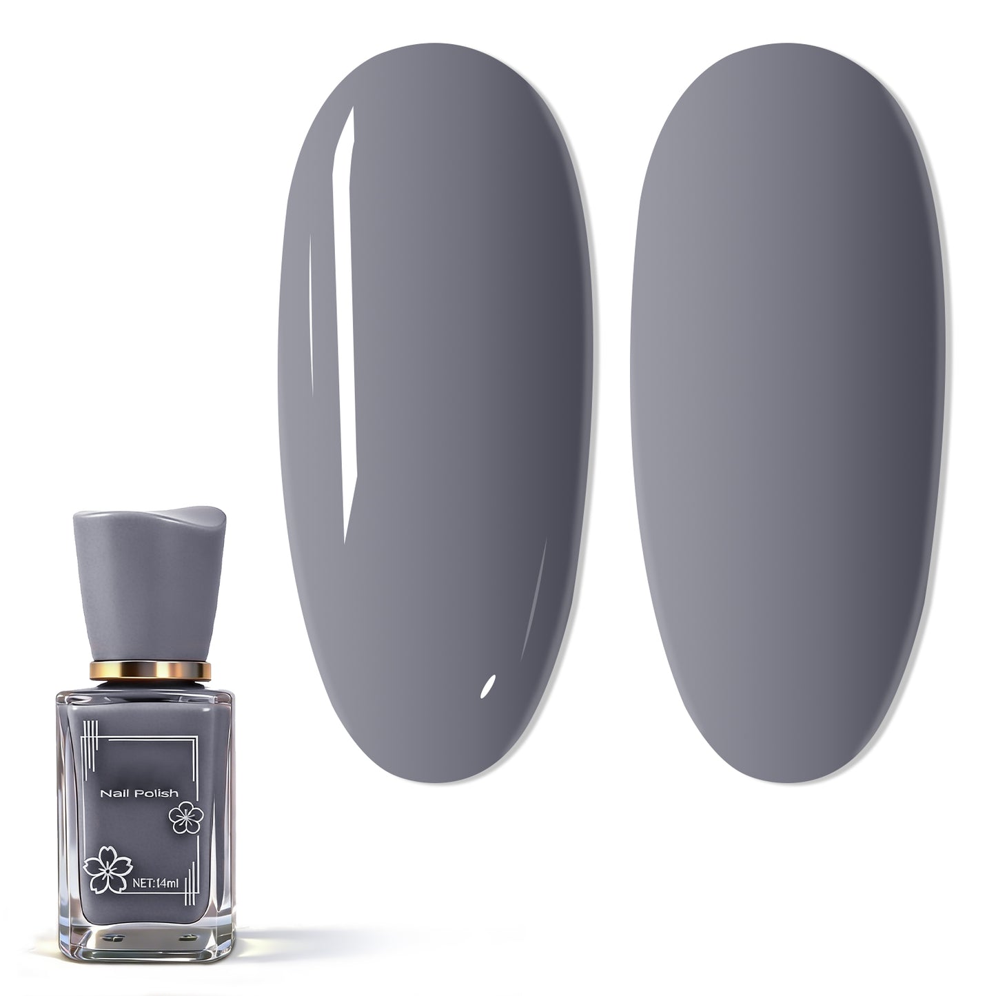 Babyongle Quick Dry Nail Polish for Nail Art - Grey#110 - 14ML / 0.47FL.OZ