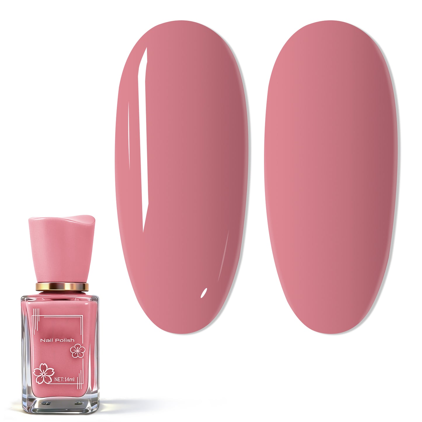 Babyongle Quick Dry Nail Polish for Nail Art - Tinted Pink#106 - 14ML / 0.47FL.OZ