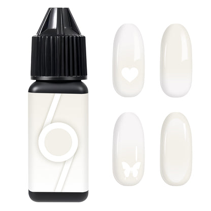 Babyongle Airbrush Gel Nail Polish - Pearl White(B-14) - 15ML / 0.5 FL.OZ