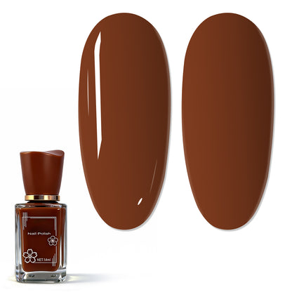 Babyongle Quick Dry Nail Polish for Nail Art - Brown#119 - 14ML / 0.47FL.OZ