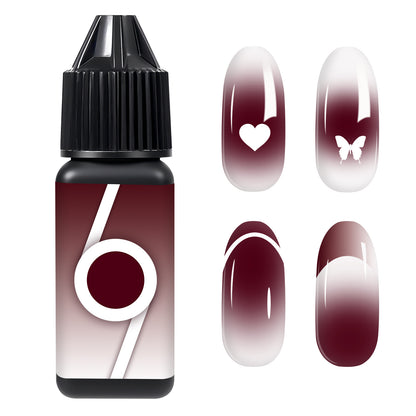 Babyongle Airbrush Gel Nail Polish - Wine Red(B-18) - 15ML / 0.5 FL.OZ