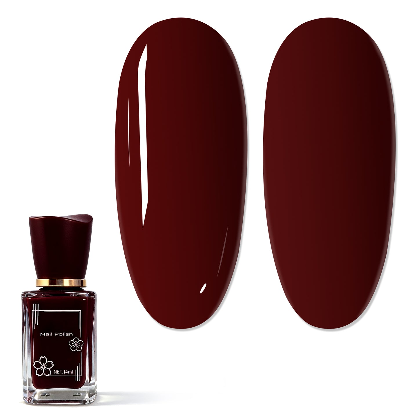 Babyongle Quick Dry Nail Polish for Nail Art - Wine Red#116 - 14ML / 0.47FL.OZ