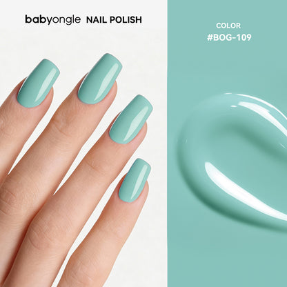Babyongle Quick Dry Nail Polish for Nail Art - Light Green#109 - 14ML / 0.47FL.OZ