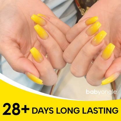 Babyongle Airbrush Gel Nail Polish - Fluorescent Yellow(B-08) - 15ML / 0.5 FL.OZ