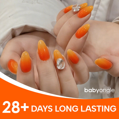 Babyongle Airbrush Gel Nail Polish - Sunset Orange(B-09) - 15ML / 0.5 FL.OZ