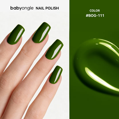 Babyongle Quick Dry Nail Polish for Nail Art - Avocado Green#111 - 14ML / 0.47FL.OZ