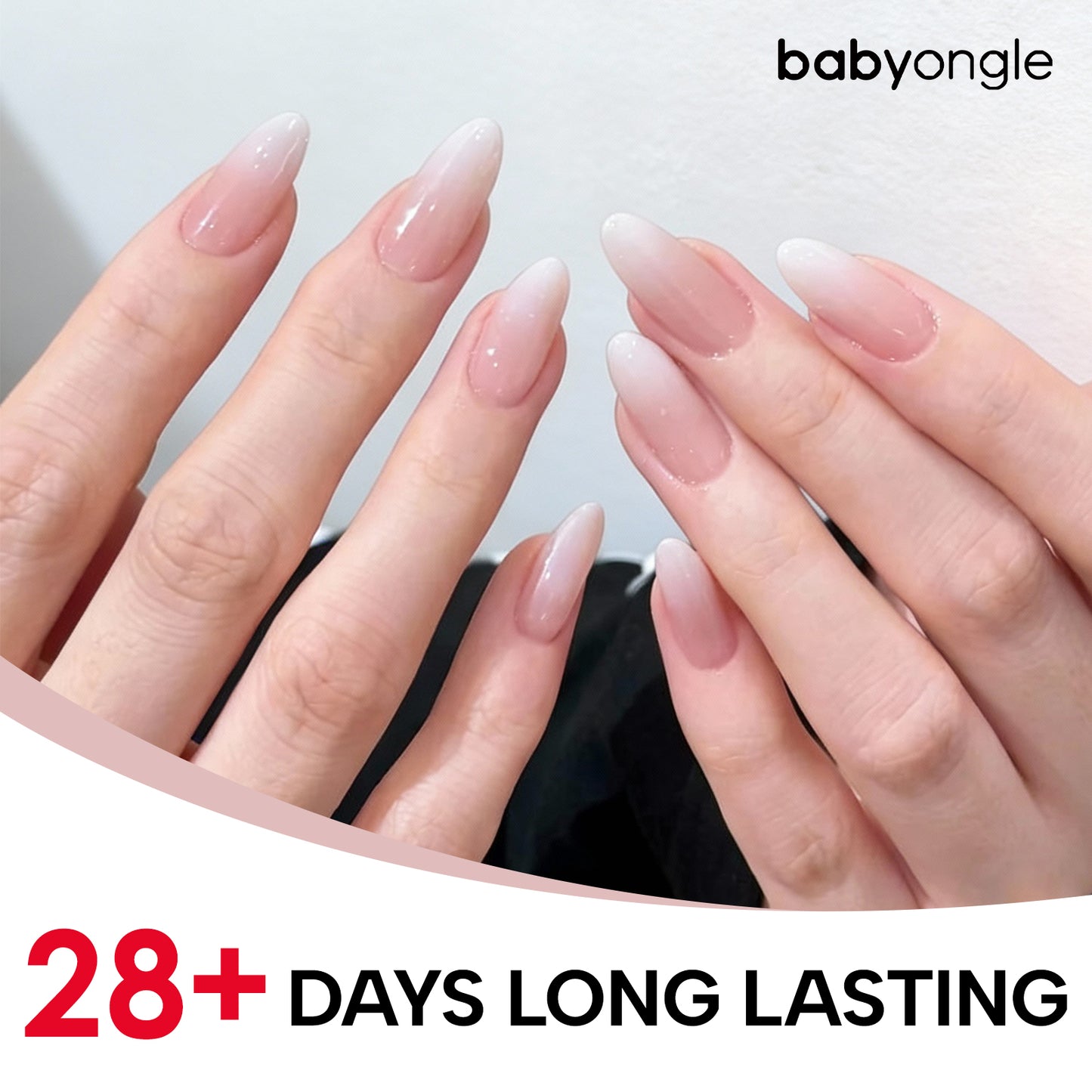 Babyongle Airbrush Gel Nail Polish - White(B-11) - 30ML / 1FL.OZ