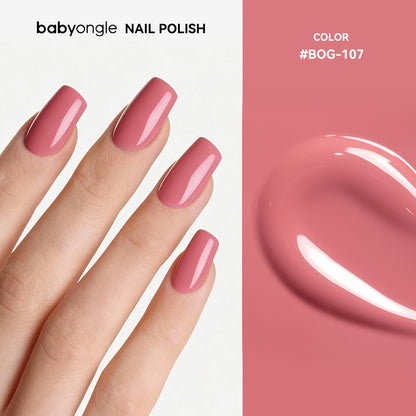 Babyongle Quick Dry Nail Polish for Nail Art - Pink#107 - 14ML / 0.47FL.OZ