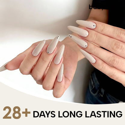 Babyongle Airbrush Gel Nail Polish - Pearl White(B-14) - 15ML / 0.5 FL.OZ