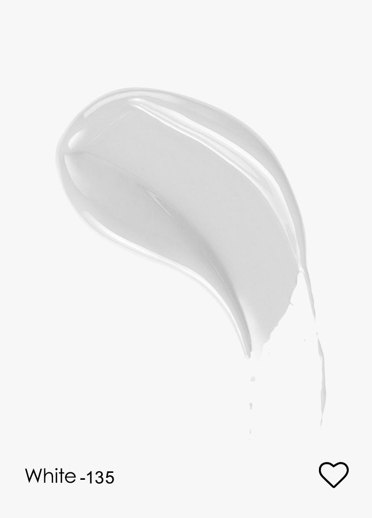 Babyongle Quick Dry Nail Polish for Nail Art - White#135 - 14ML / 0.47FL.OZ