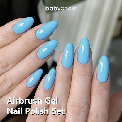 Babyongle Airbrush Gel Nail Polish - Sky Blue(B-06) - 15ML / 0.5 FL.OZ