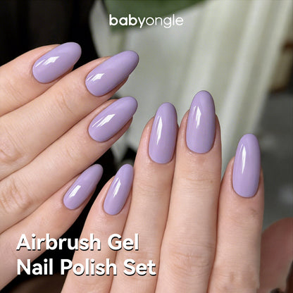 Babyongle Airbrush Gel Nail Polish - Taro Purple(B-04) - 15ML / 0.5 FL.OZ
