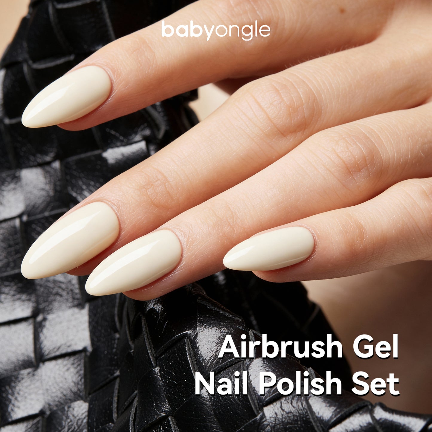 Babyongle Airbrush Gel Nail Polish - Milky White(B-13) - 15ML / 0.5 FL.OZ