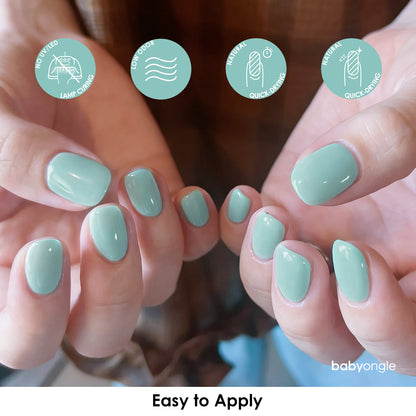 Babyongle Quick Dry Nail Polish for Nail Art - Light Green#109 - 14ML / 0.47FL.OZ