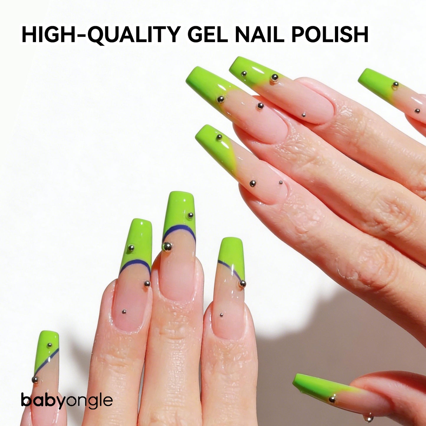 Babyongle Airbrush Gel Nail Polish - Meadow Green(B-07) - 15ML / 0.5 FL.OZ