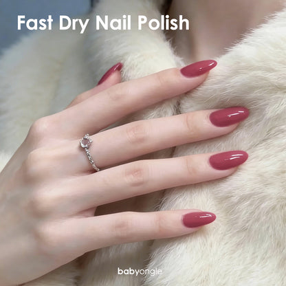 Babyongle Quick Dry Nail Polish for Nail Art - Dusty Rose#122 - 14ML / 0.47FL.OZ