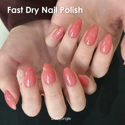 Babyongle Quick Dry Nail Polish for Nail Art - Pink#107 - 14ML / 0.47FL.OZ