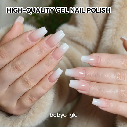 Babyongle Airbrush Gel Nail Polish - White(B-11) - 30ML / 1FL.OZ