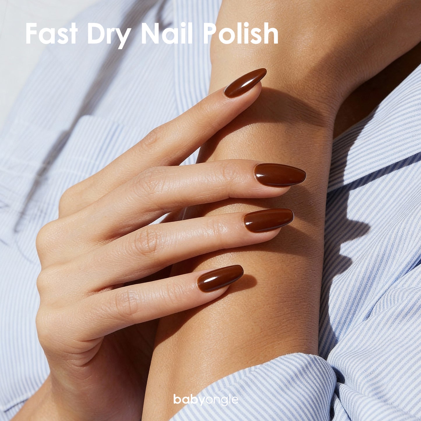 Babyongle Quick Dry Nail Polish for Nail Art - Brown#119 - 14ML / 0.47FL.OZ