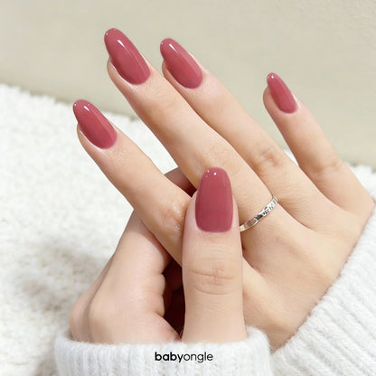 Babyongle Quick Dry Nail Polish for Nail Art - Dusty Rose#122 - 14ML / 0.47FL.OZ