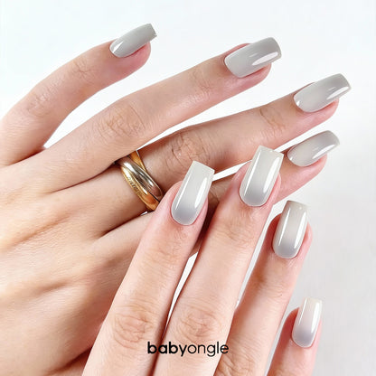 Babyongle Airbrush Gel Nail Polish - Milk Grey(B-15) - 15ML / 0.5 FL.OZ