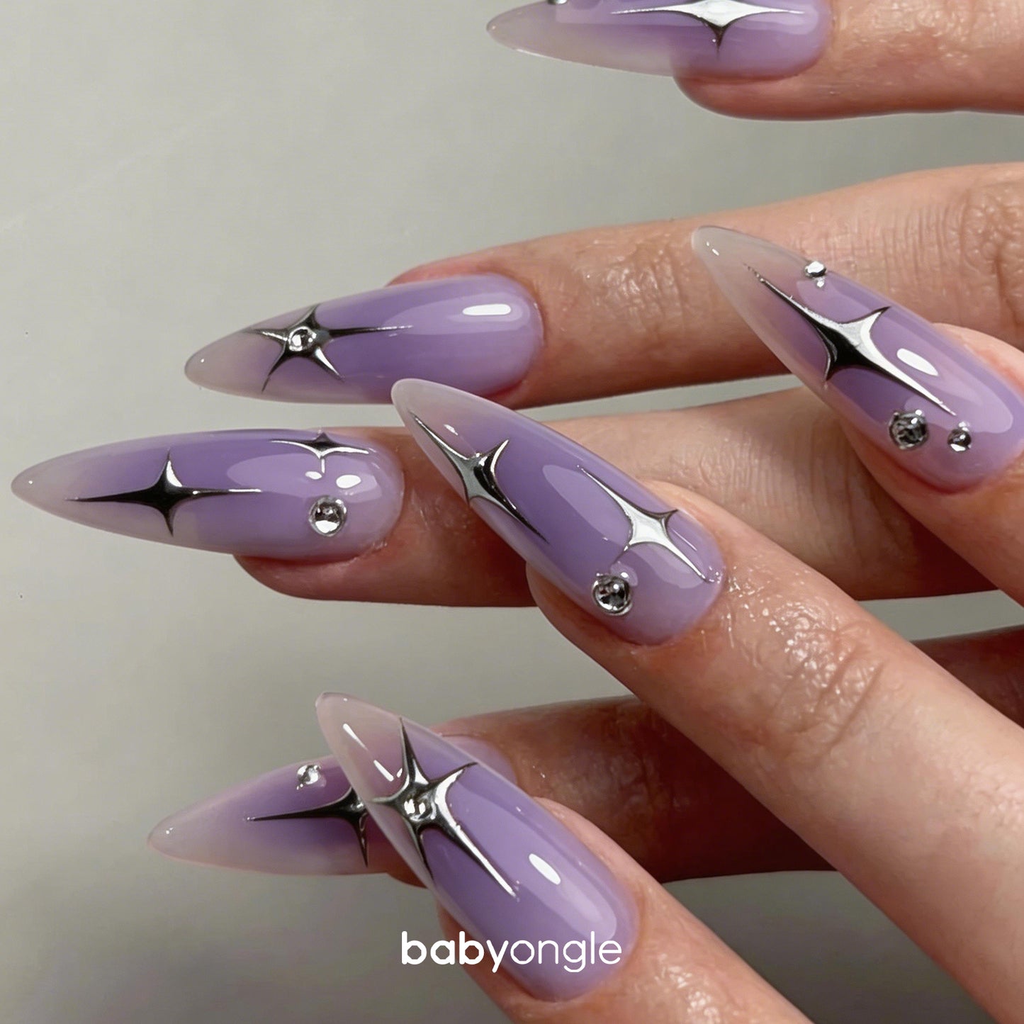 Babyongle Airbrush Gel Nail Polish - Taro Purple(B-04) - 15ML / 0.5 FL.OZ