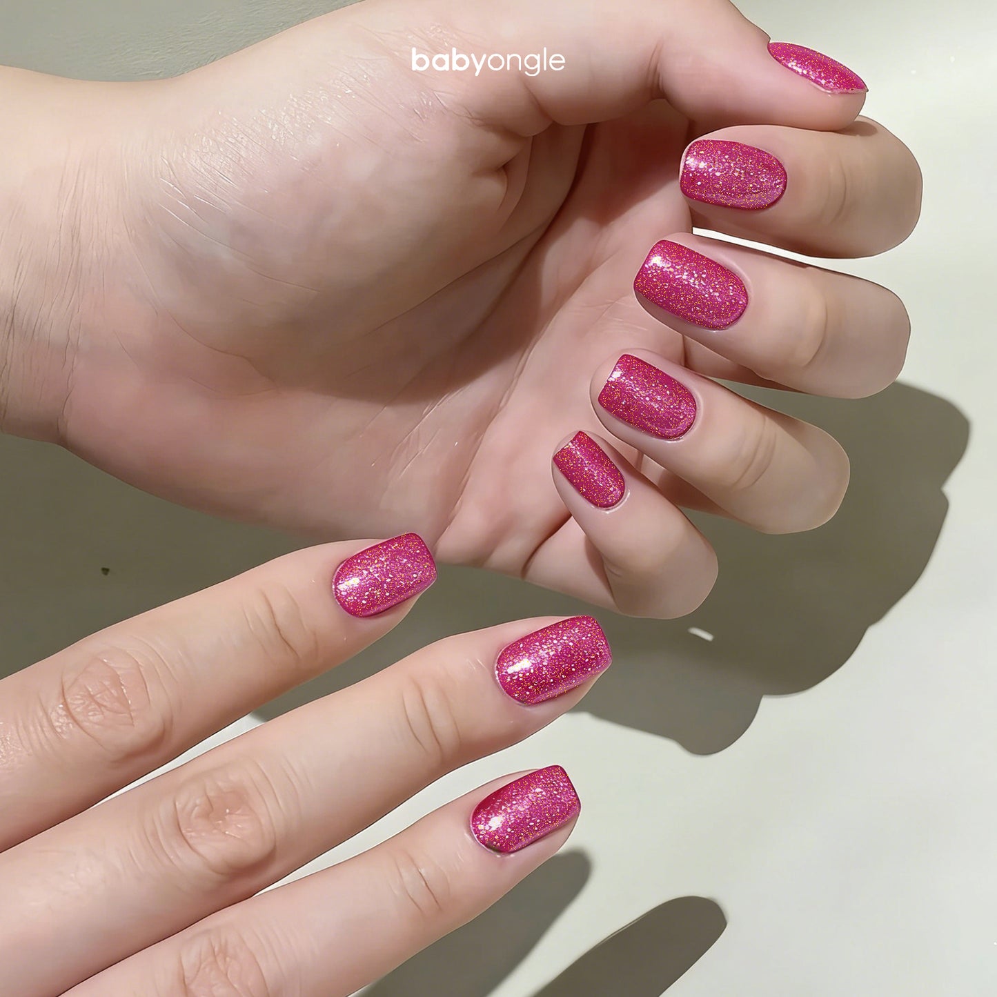 Babyongle Quick Dry Nail Polish for Nail Art - Shimmer Pink#127 - 14ML / 0.47FL.OZ