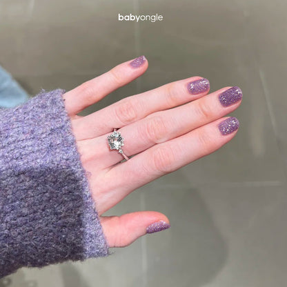 Babyongle Quick Dry Nail Polish for Nail Art - Shimmer Purple#126 - 14ML / 0.47FL.OZ