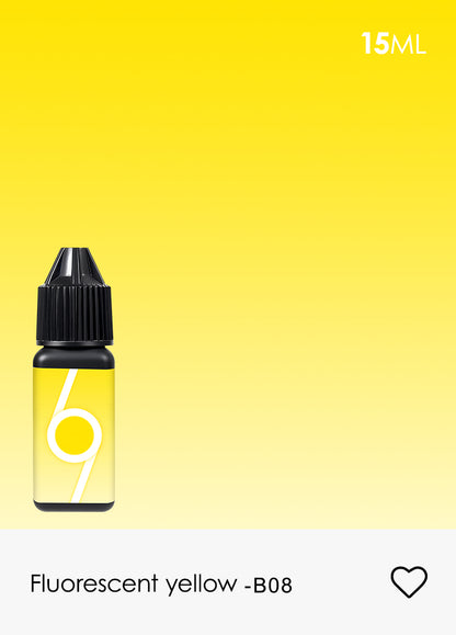 Babyongle Airbrush Gel Nail Polish - Fluorescent Yellow(B-08) - 15ML / 0.5 FL.OZ