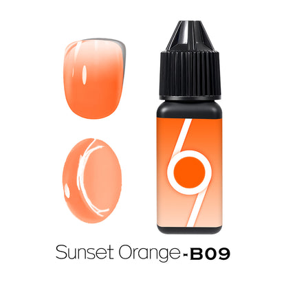 Babyongle Airbrush Gel Nail Polish - Sunset Orange(B-09) - 15ML / 0.5 FL.OZ